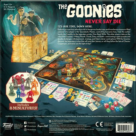 Goonies Never Say Die Board Game