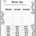 Rhyming Games Online For Second Grade