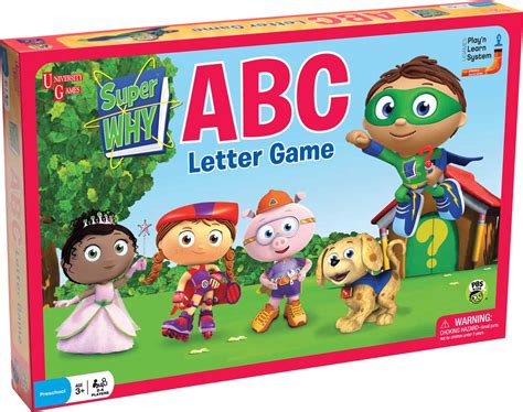 Super Why Abc Letter Board Game