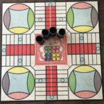 Board And Dice Game Also Known As Parcheesi