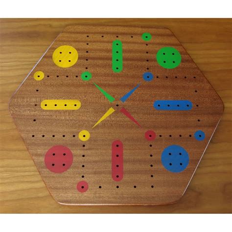 Fast Track Board Game With Pegs