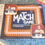 Match Game Board Game 1975