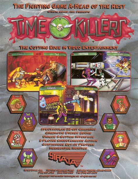 Time Killers Arcade Game For Sale