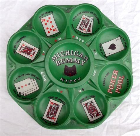 Vintage Michigan Rummy Board Game